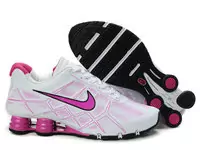 jogging shox -turbo12 nike hommes chaussures 2013 leather white pink